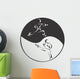 Martial Arts Puncher and Kicker Wall Decal