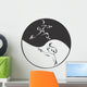 Martial Arts Puncher and Kicker Wall Decal