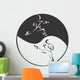 Martial Arts Puncher and Kicker Wall Decal