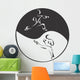 Martial Arts Puncher and Kicker Wall Decal
