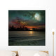 Ocean Sunset and Moon