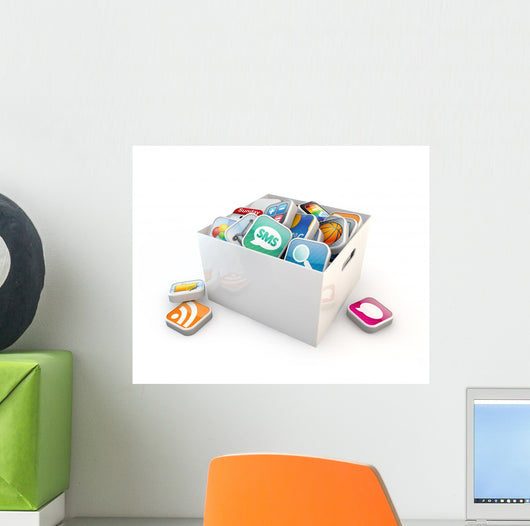 Application Software Storage Wall Decal