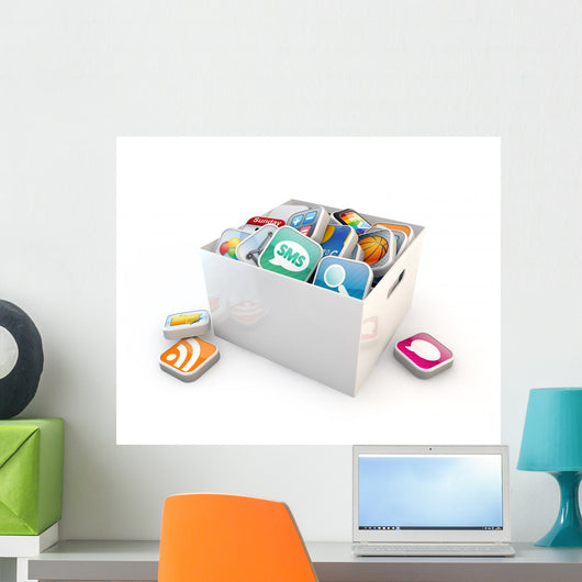 Application Software Storage Wall Decal