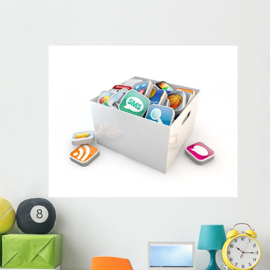 Application Software Storage Wall Decal