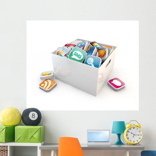 Application Software Storage Wall Decal