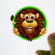 cute lion head cartoon Wall Decal