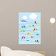 Birds Sitting Wire Vector