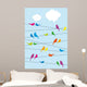 Birds Sitting Wire Vector