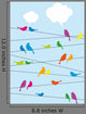 Birds Sitting Wire Vector