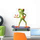 Frog Skateboard Wall Decal