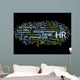 HR Technology Concept Wall Mural