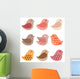 Bird Set Wall Stickers