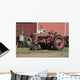 Old red tractors Wall Mural