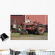 Old red tractors Wall Mural