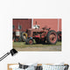 Old red tractors Wall Mural