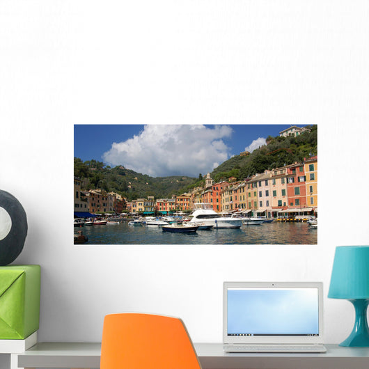 panorama portofino Wall Mural