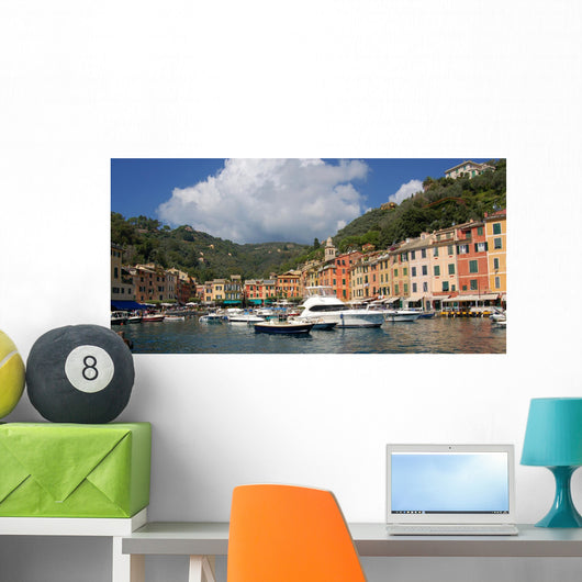 panorama portofino Wall Mural