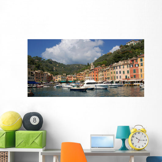 panorama portofino Wall Mural