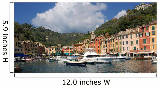 panorama portofino Wall Mural