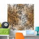 Seamless Leopard Spots Wall Decal