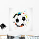 Abstract Colorful Grunge Soccer