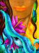 Face Woman with Brown