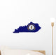 Kentucky Map Wall Decal