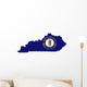 Kentucky Map Wall Decal