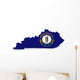 Kentucky Map Wall Decal