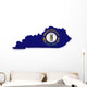 Kentucky Map Wall Decal