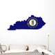 Kentucky Map Wall Decal