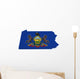 Pennsylvania Map Wall Decal