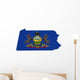 Pennsylvania Map Wall Decal