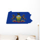Pennsylvania Map Wall Decal