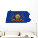 Pennsylvania Map Wall Decal
