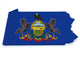 Pennsylvania Map Wall Decal