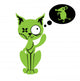 Zombie Cat Wall Mural