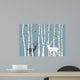 Birch Trees with Deer