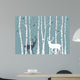 Birch Trees with Deer