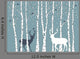 Birch Trees with Deer