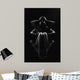 Contours Female Body Dark Wall Mural