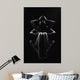 Contours Female Body Dark Wall Mural