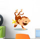 Chimpanzee Banana Wall Decal
