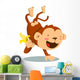 Chimpanzee Banana Wall Decal