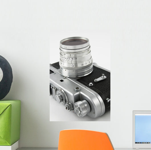 old, old photo camera Wall Mural