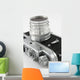 old, old photo camera Wall Mural