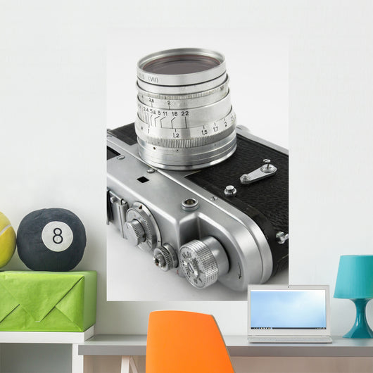 old, old photo camera Wall Mural