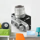 old, old photo camera Wall Mural