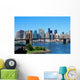 New York City Skyline and Brooklyn Bridge Wall Mural
