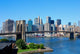 New York City Skyline and Brooklyn Bridge Wall Mural